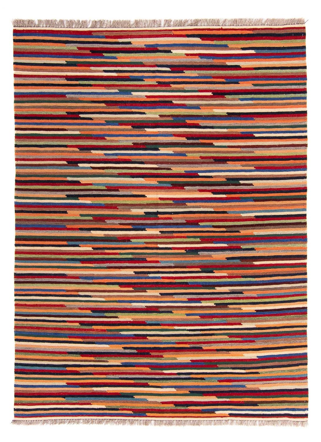 Tappeto Kelim - Tendenza - 206 x 148 cm - multicolore