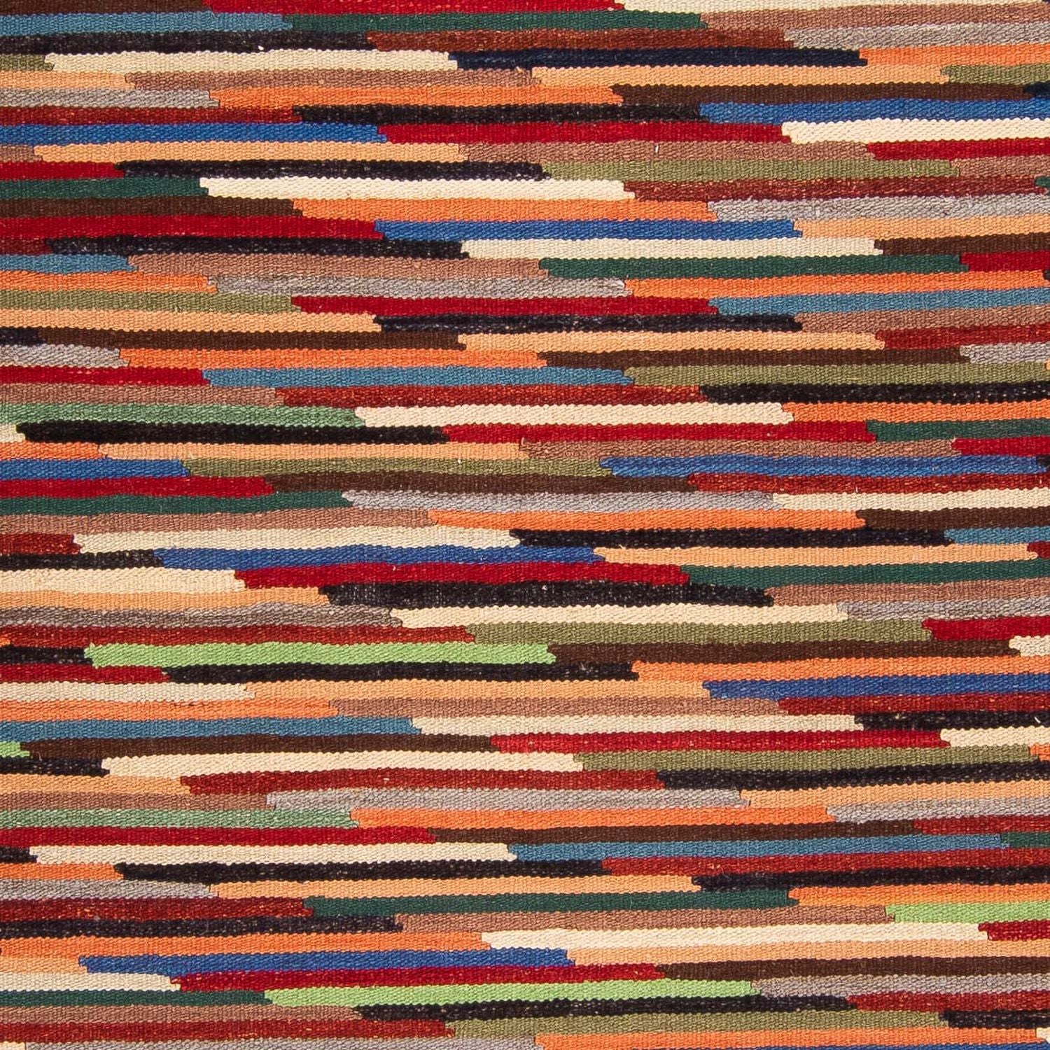 Tappeto Kelim - Tendenza - 202 x 147 cm - multicolore