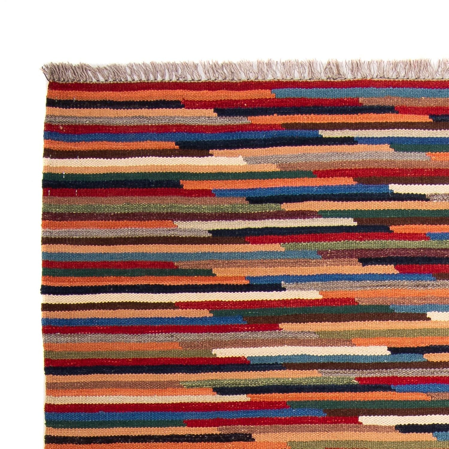 Tappeto Kelim - Tendenza - 202 x 147 cm - multicolore
