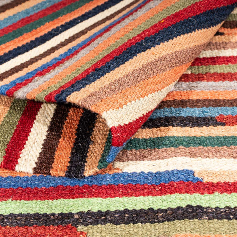 Tappeto Kelim - Tendenza - 202 x 147 cm - multicolore