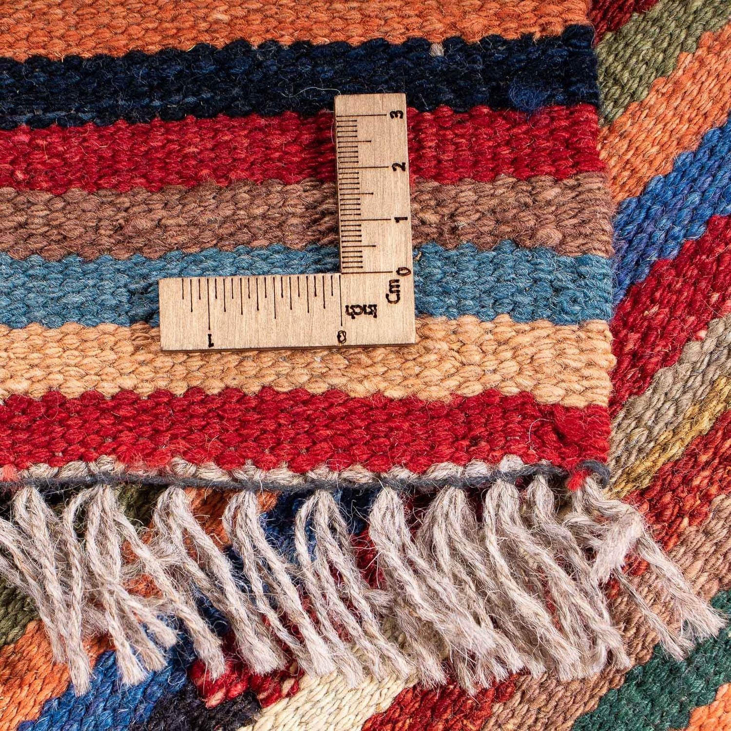 Tappeto Kelim - Tendenza - 202 x 147 cm - multicolore