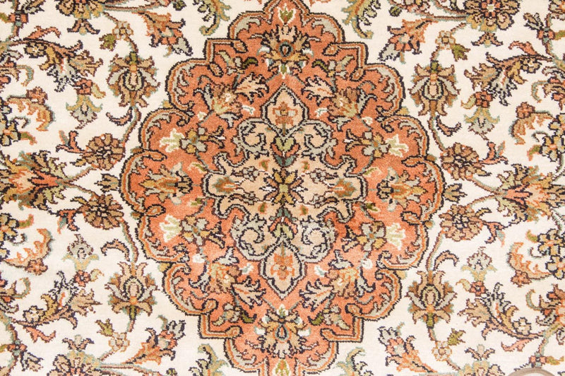 Tappeto di seta - Seta del Kashmir - 160 x 95 cm - beige