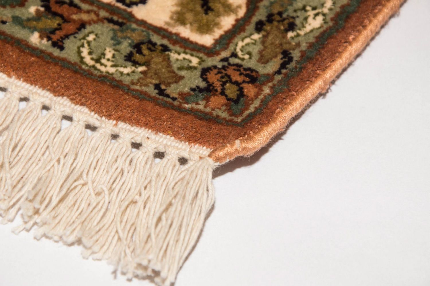Tappeto di seta - Seta del Kashmir - 160 x 95 cm - beige