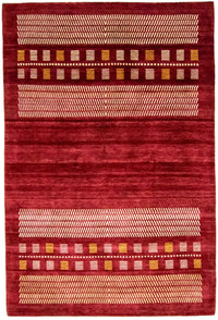 Tappeto Gabbeh - Loribaft Persero - 300 x 198 cm - rosso