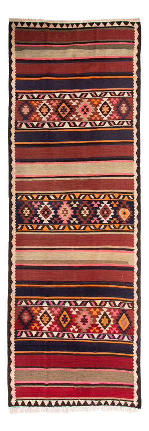 Tappeto corsia Tappeto Kelim - Vecchio - 360 x 140 cm - multicolore