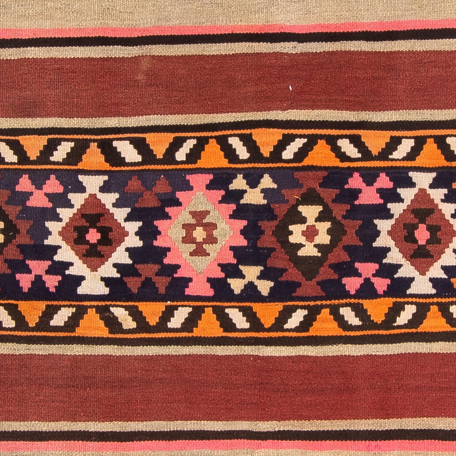 Tappeto corsia Tappeto Kelim - Vecchio - 360 x 140 cm - multicolore