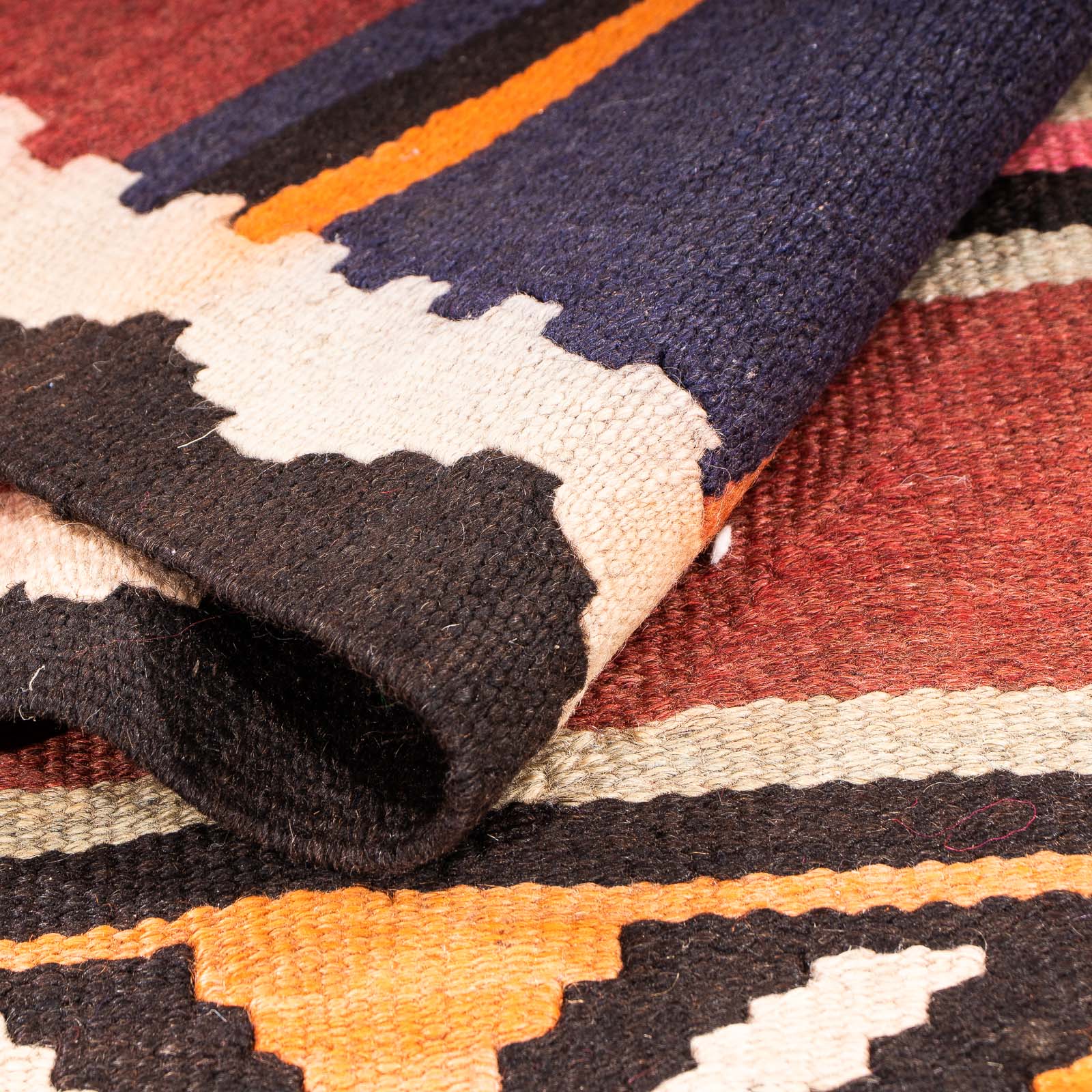 Tappeto corsia Tappeto Kelim - Vecchio - 360 x 140 cm - multicolore