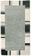 Tappeto Gabbeh - Indus - 141 x 72 cm - argento