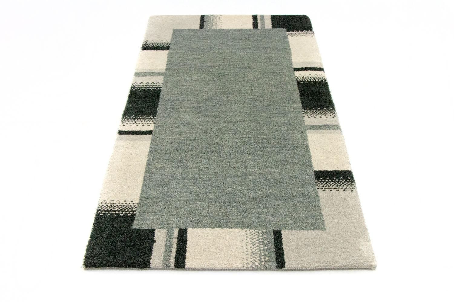 Tappeto Gabbeh - Indus - 141 x 72 cm - argento
