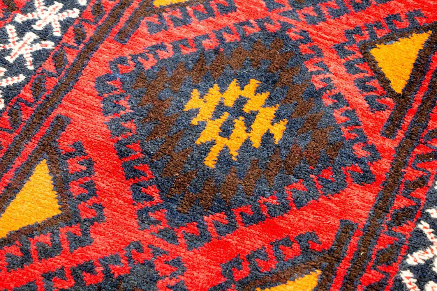 Tappeto Belutsch - 136 x 76 cm - rosso