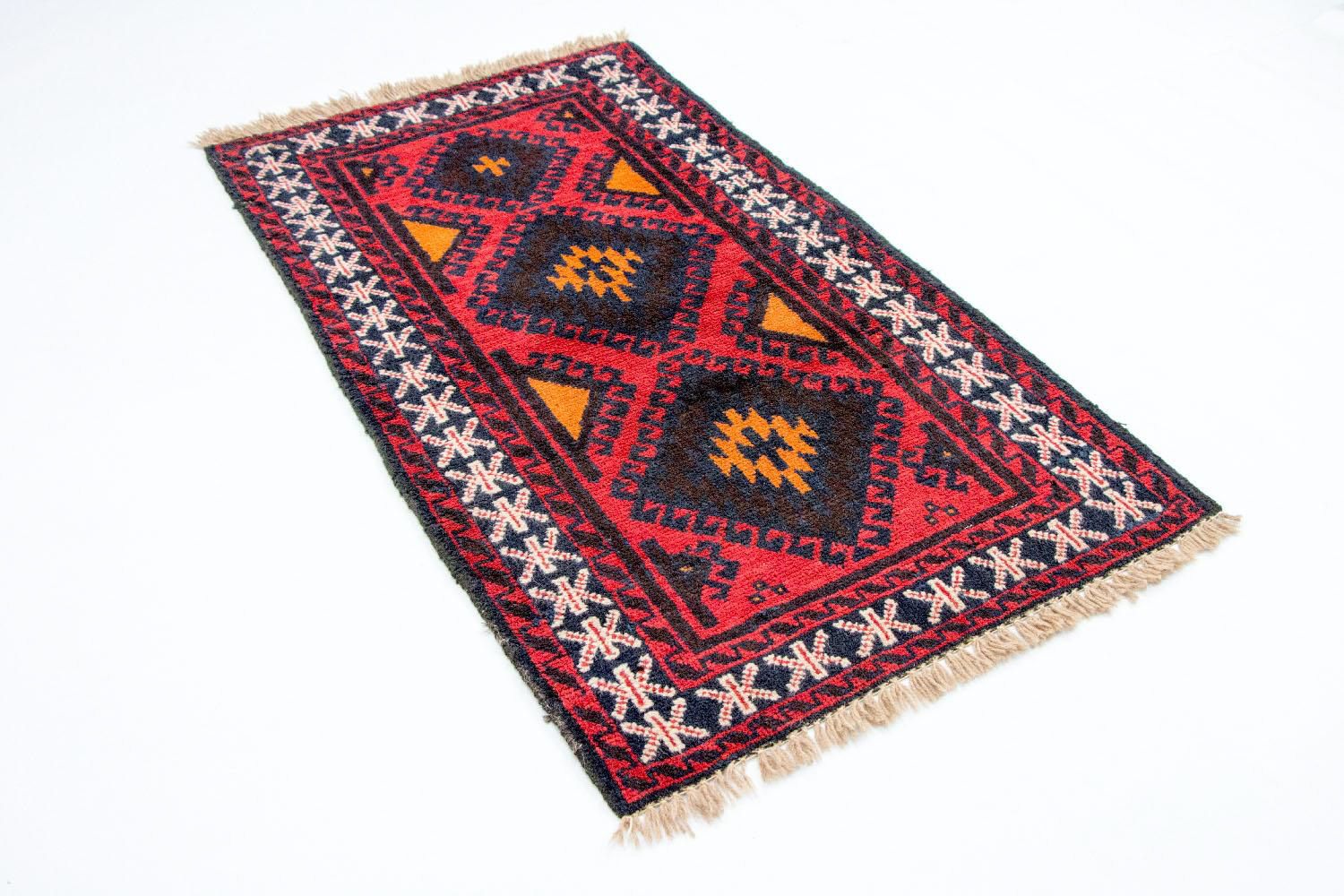 Tappeto Belutsch - 136 x 76 cm - rosso