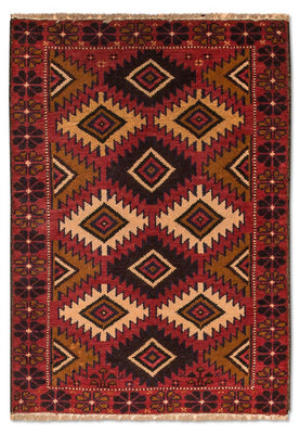 Tappeto Belutsch - 118 x 79 cm - rosso