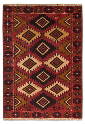 Tappeto Belutsch - 118 x 79 cm - rosso
