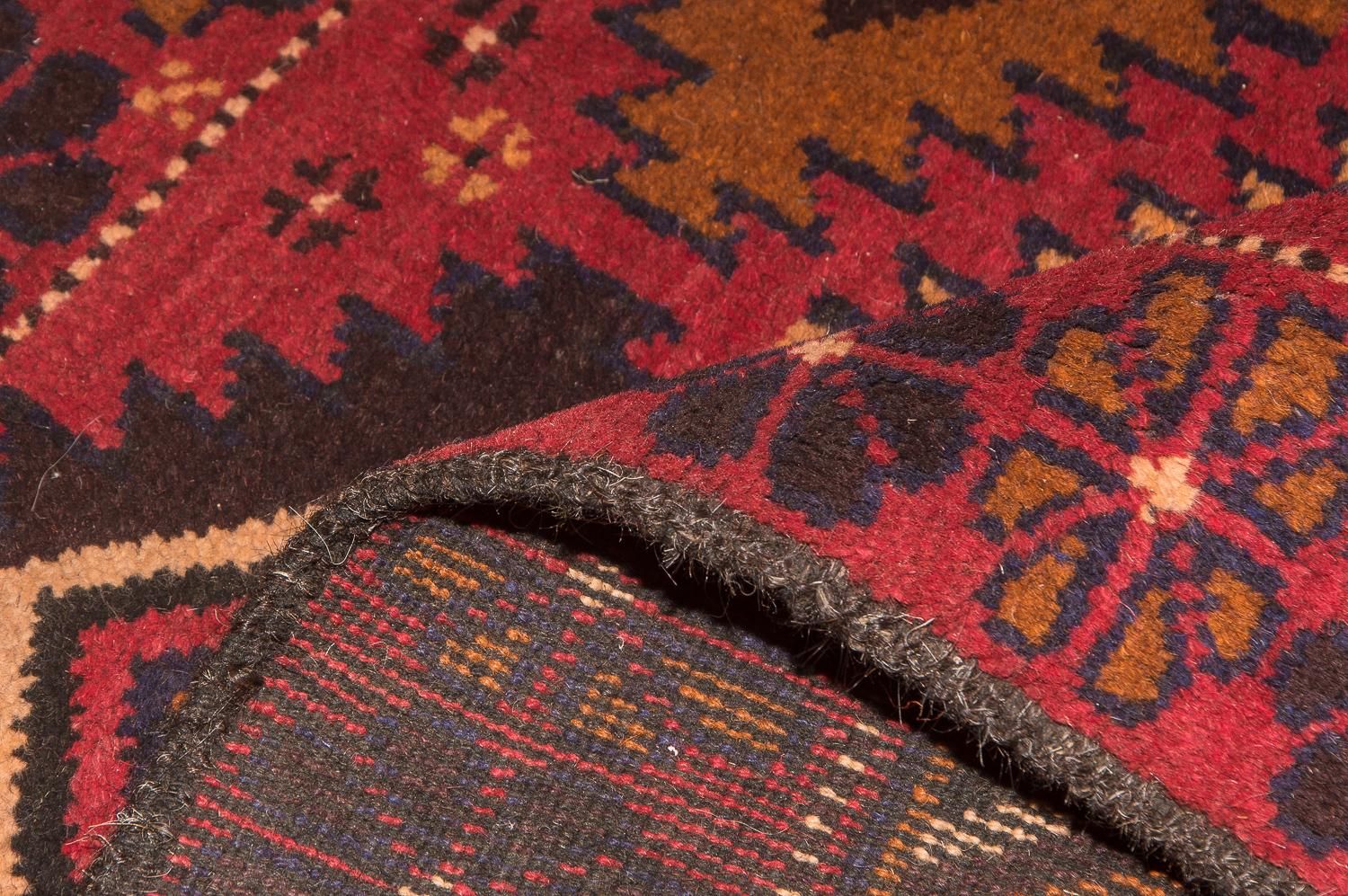 Tappeto Belutsch - 118 x 79 cm - rosso