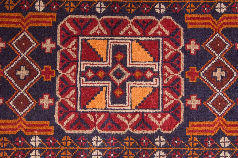 Tappeto Belutsch - 126 x 77 cm - multicolore