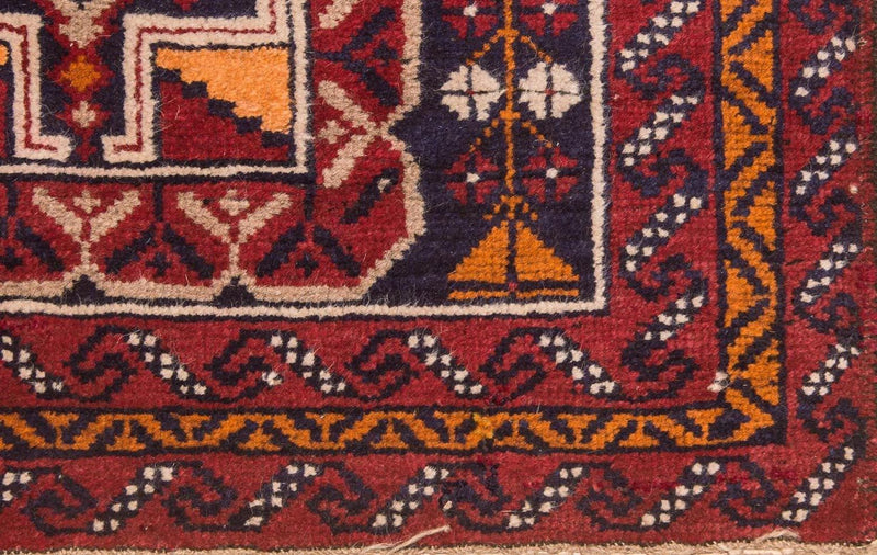Tappeto Belutsch - 126 x 77 cm - multicolore