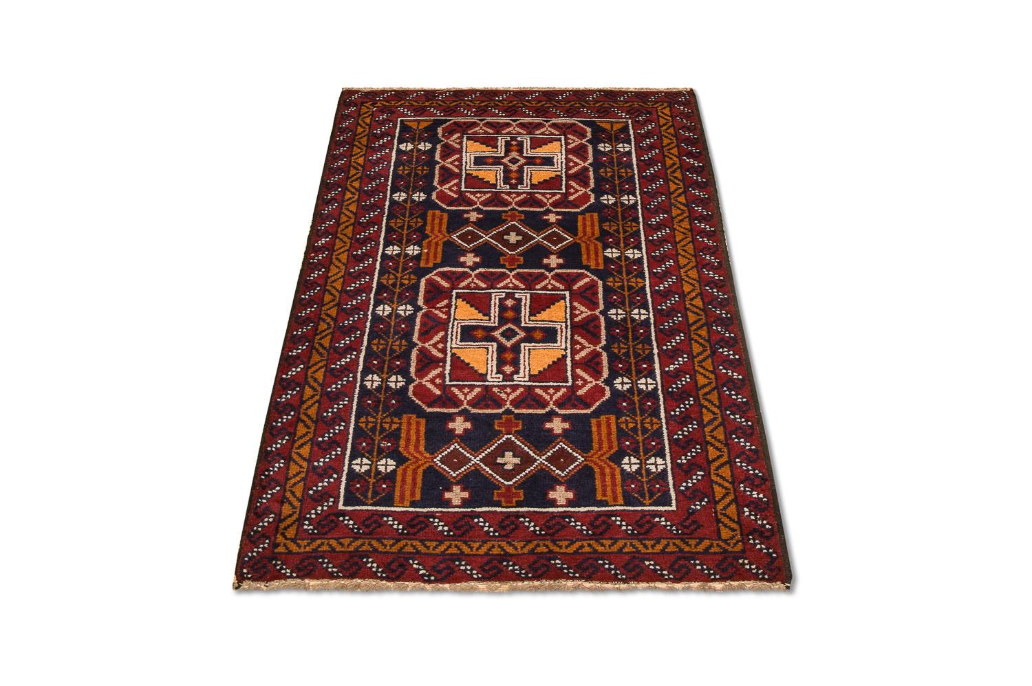 Tappeto Belutsch - 126 x 77 cm - multicolore