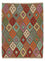 Tappeto Kelim - Splash - 194 x 151 cm - multicolore