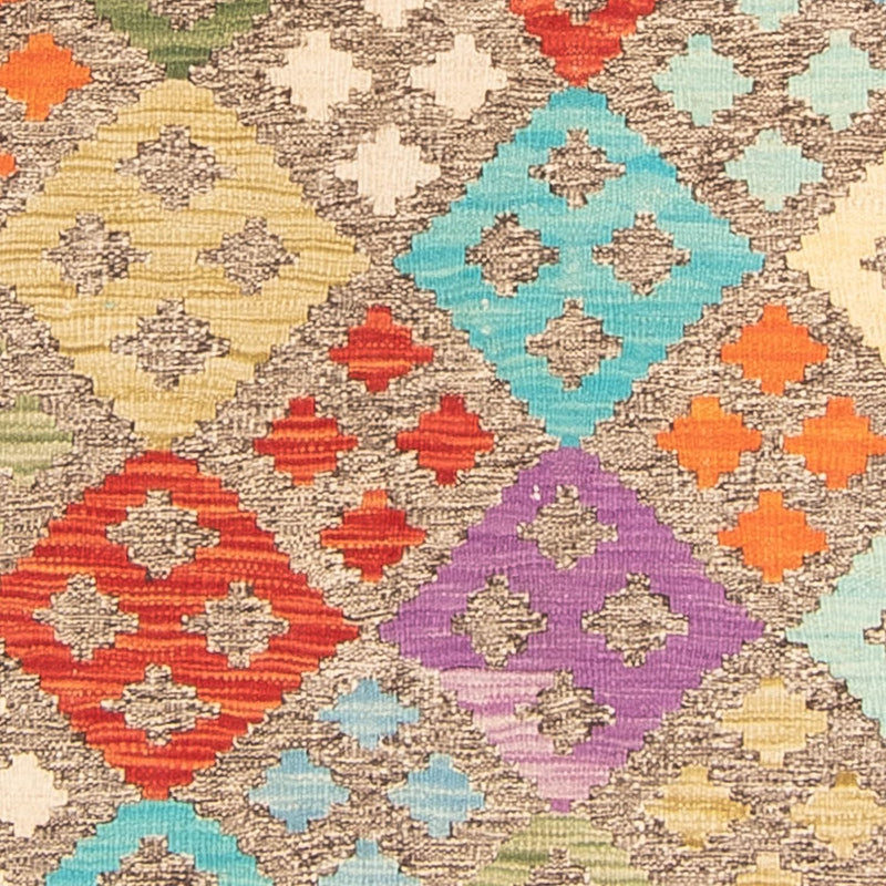 Tappeto Kelim - Splash - 206 x 155 cm - multicolore