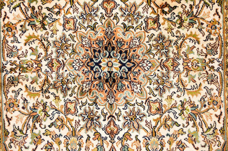 Tappeto di seta - Seta del Kashmir - 149 x 89 cm - beige