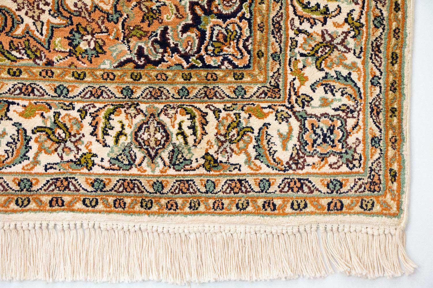 Tappeto di seta - Seta del Kashmir - 149 x 89 cm - beige