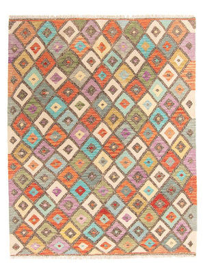 Tappeto Kelim - Splash - 195 x 155 cm - multicolore