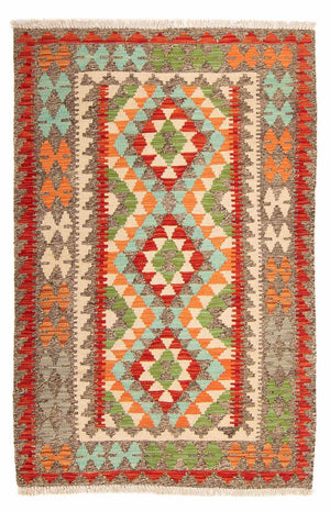 Tappeto Kelim - Splash - 148 x 97 cm - multicolore