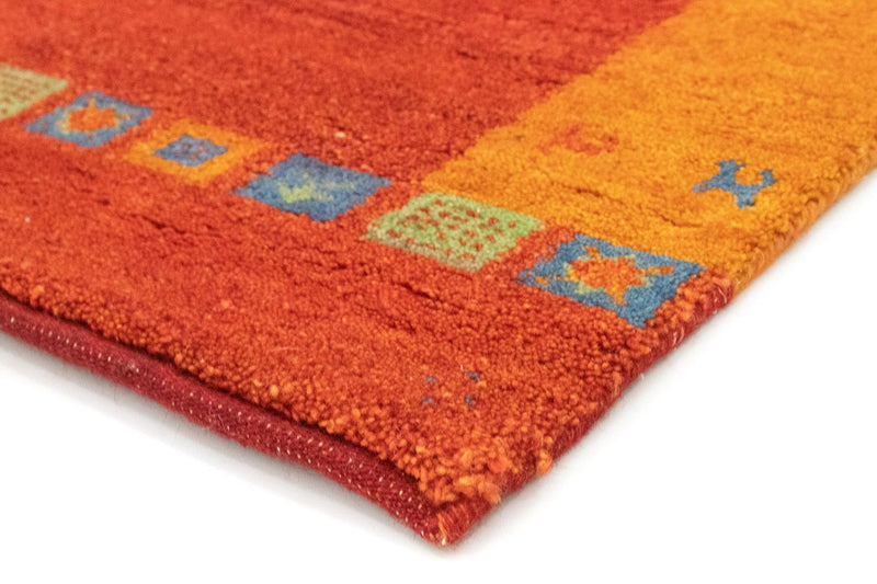 Tappeto Gabbeh - Indus - 243 x 153 cm - arancione