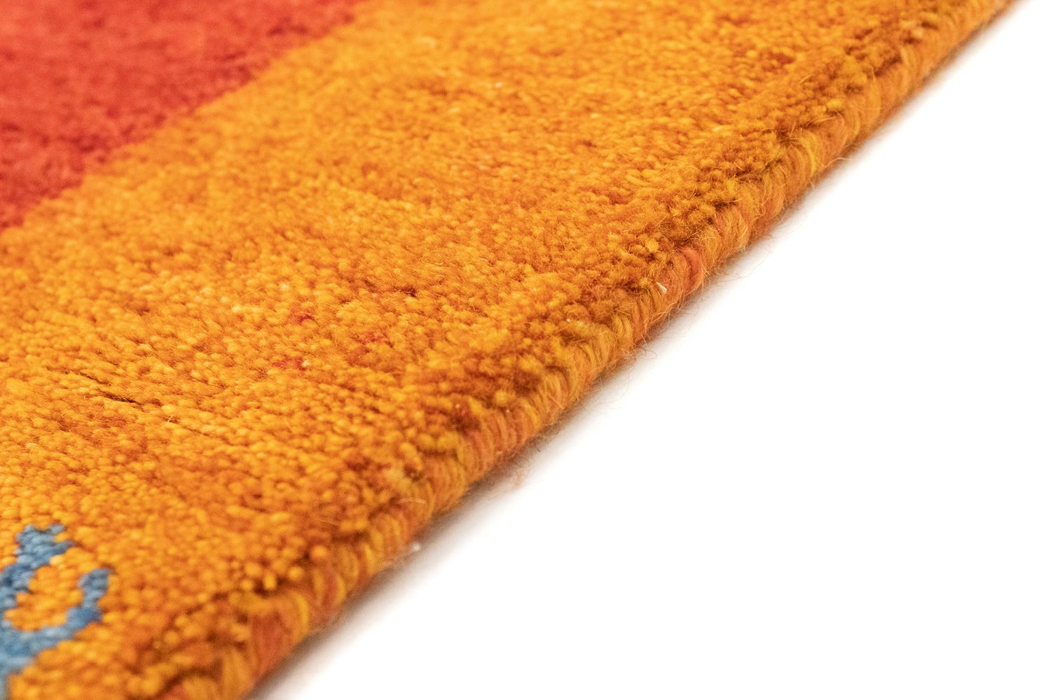 Tappeto Gabbeh - Indus - 243 x 153 cm - arancione