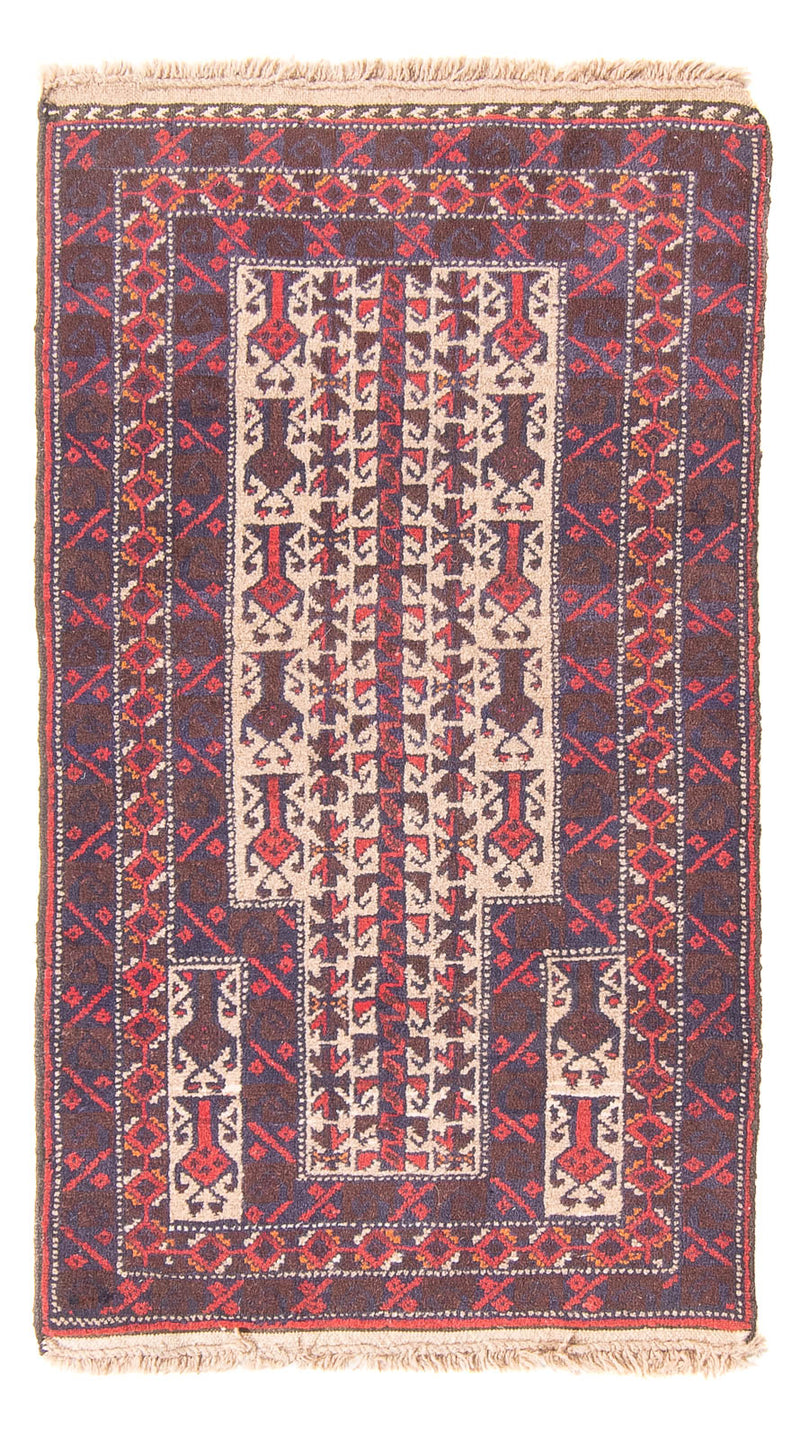 Tappeto Belutsch - Tappeto di preghiera - 113 x 62 cm - beige