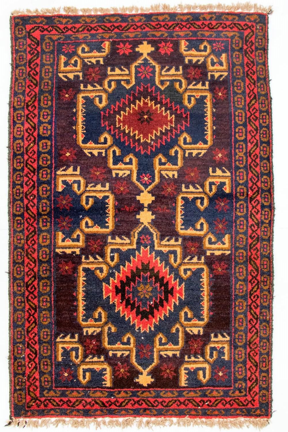 Tappeto Belutsch - 129 x 77 cm - multicolore