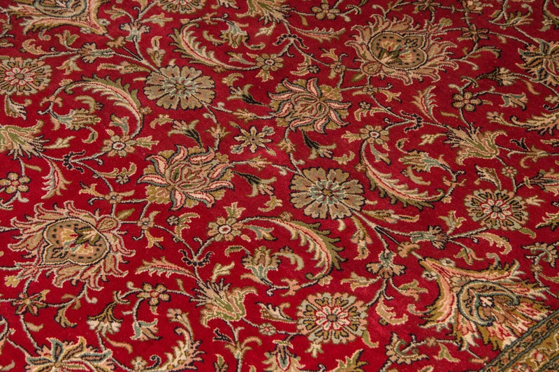 Tappeto di seta - Seta del Kashmir - 214 x 150 cm - rosso