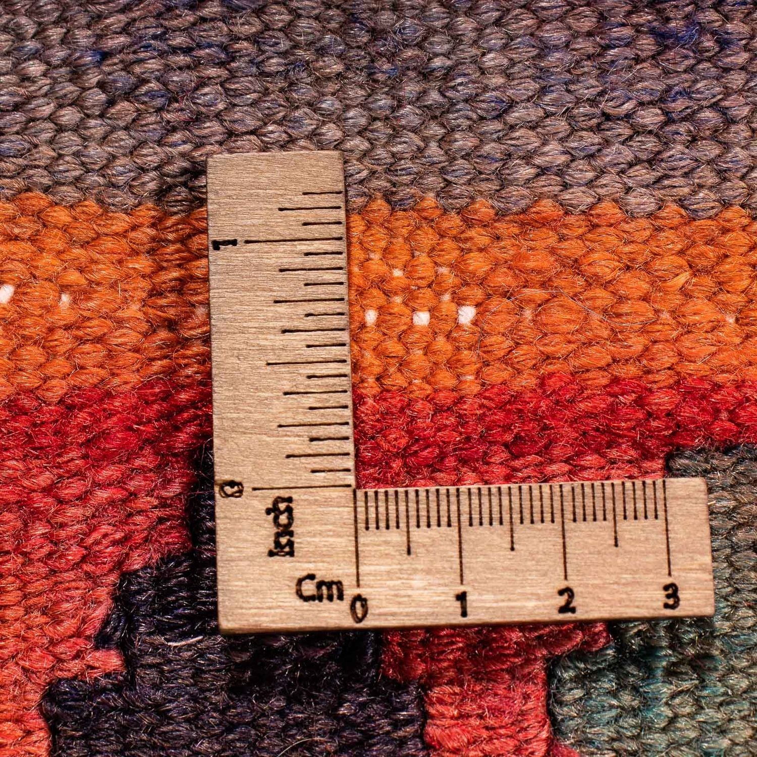Tappeto corsia Tappeto Kelim - Vecchio - 350 x 135 cm - multicolore