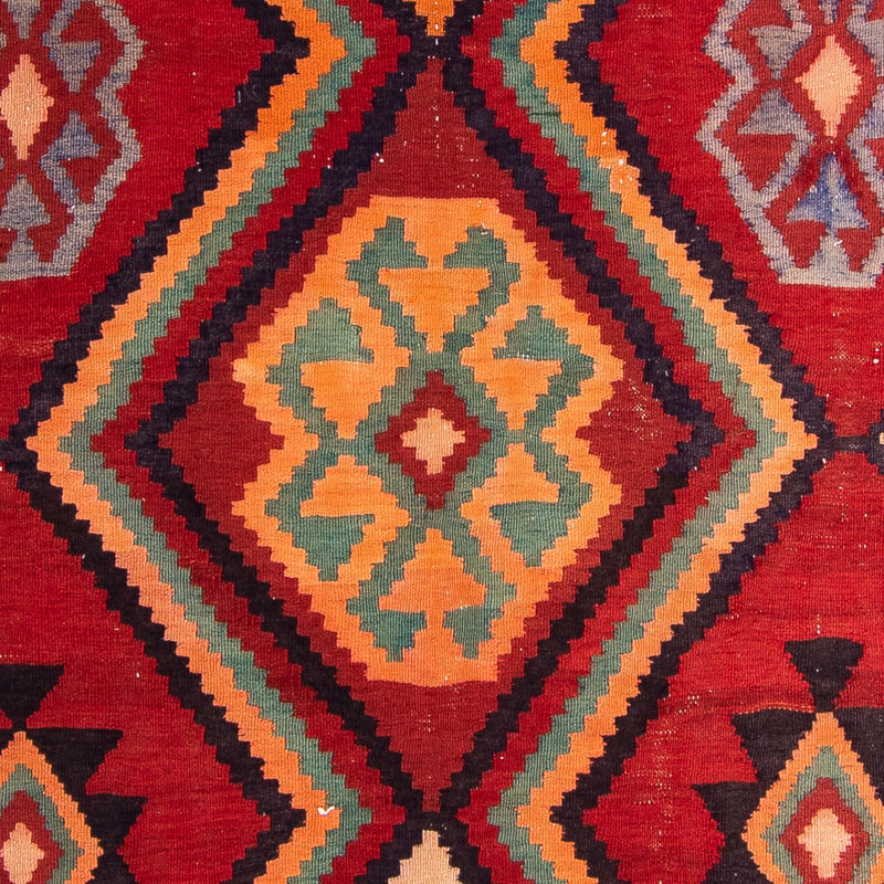 Tappeto corsia Tappeto Kelim - Vecchio - 350 x 135 cm - multicolore