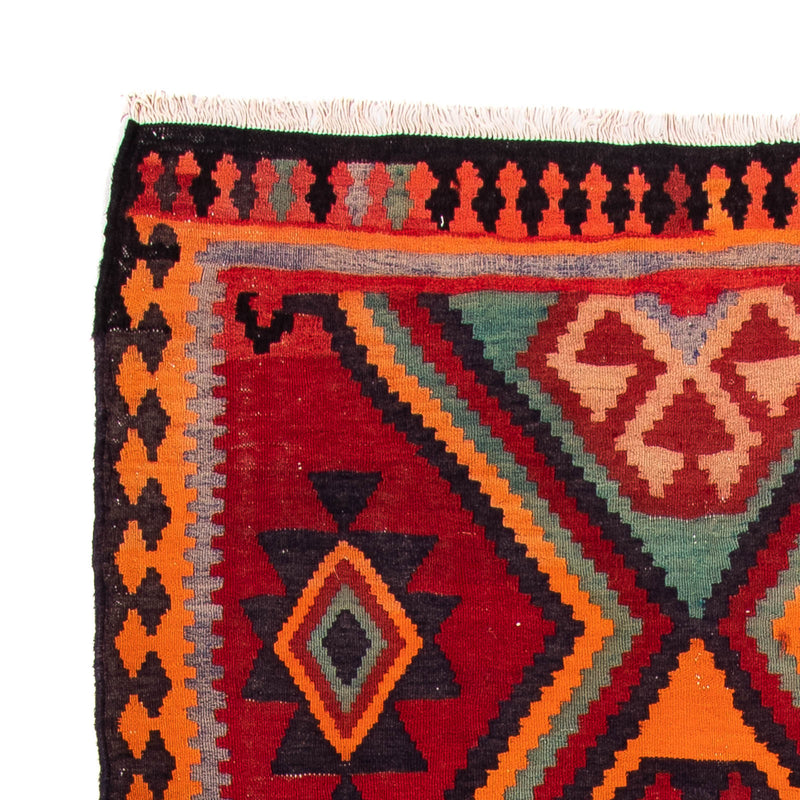 Tappeto corsia Tappeto Kelim - Vecchio - 350 x 135 cm - multicolore