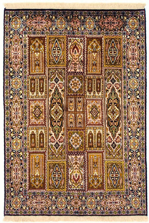 Tappeto di seta - Seta del Kashmir - 157 x 93 cm - multicolore