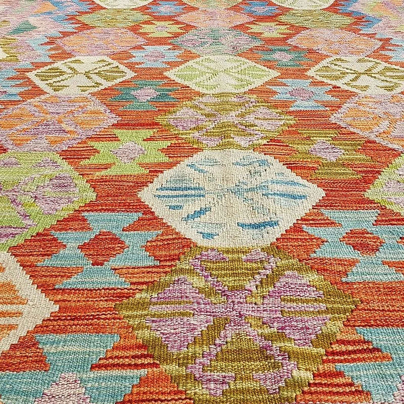 Tappeto Kelim - Splash - 300 x 206 cm - multicolore