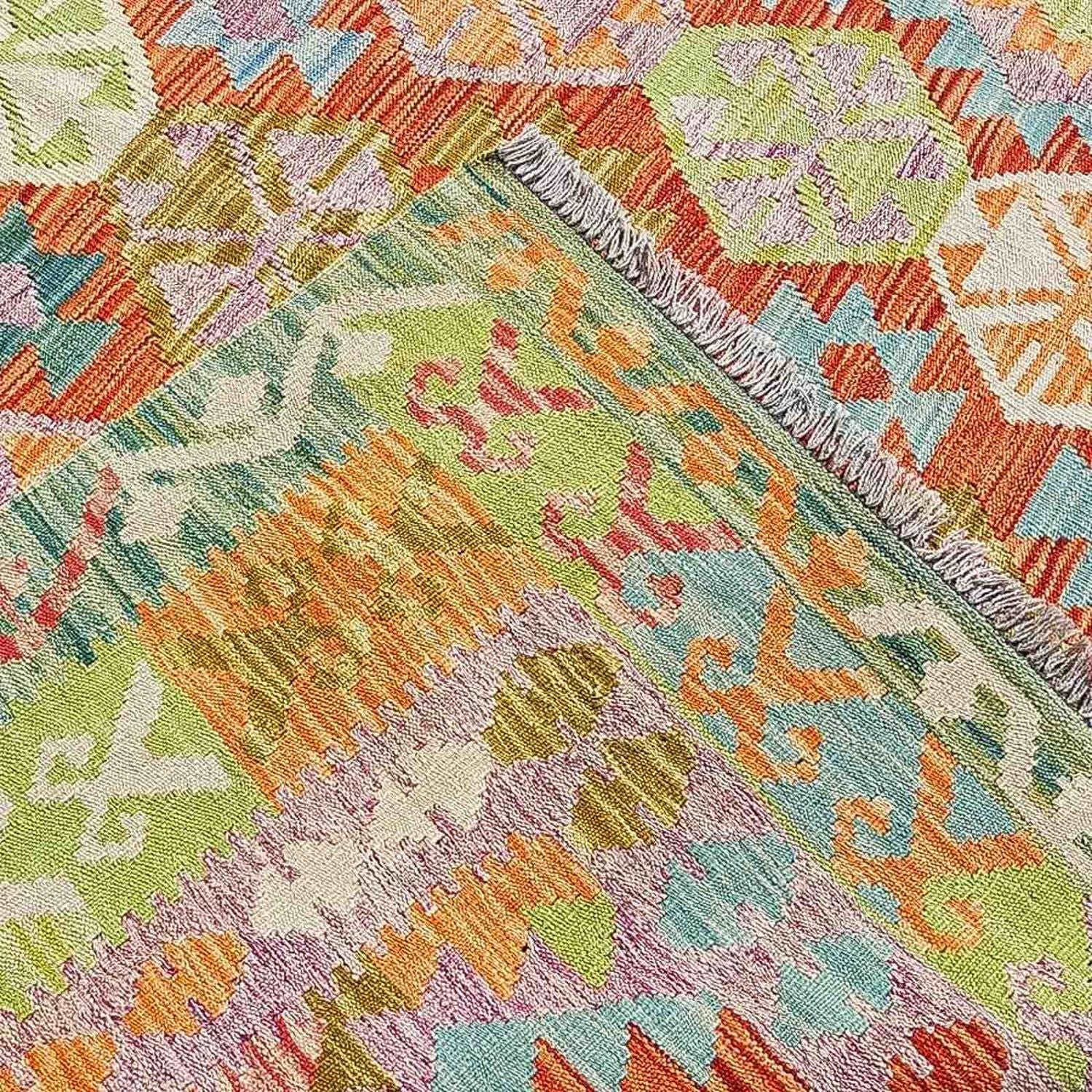 Tappeto Kelim - Splash - 300 x 206 cm - multicolore