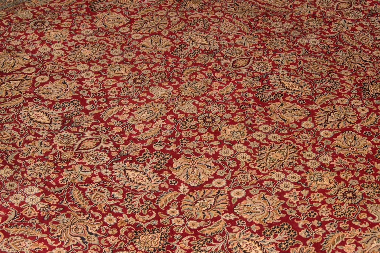 Tappeto di seta - Seta del Kashmir - 311 x 211 cm - rosso