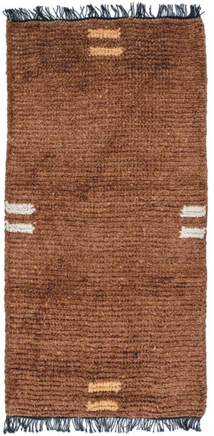 Tappeto Nepal - 140 x 70 cm - marrone