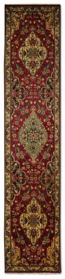 Tappeto corsia Tappeto Persero - Tabriz - 385 x 73 cm - rosso