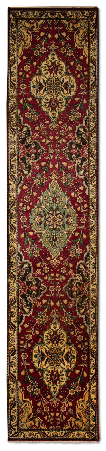 Tappeto corsia Tappeto Persero - Tabriz - 385 x 73 cm - rosso