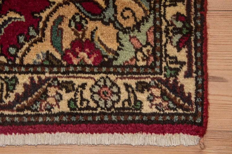 Tappeto corsia Tappeto Persero - Tabriz - 385 x 73 cm - rosso