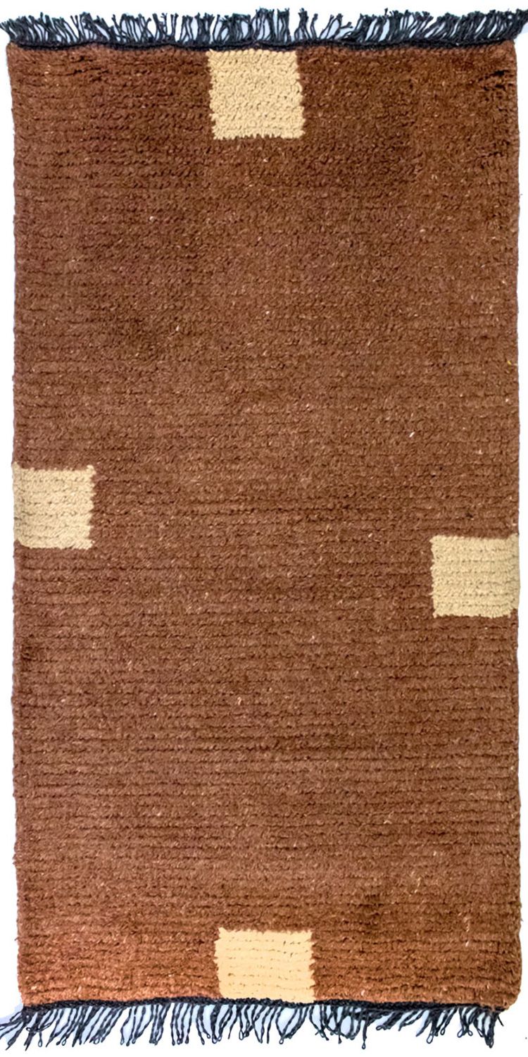 Tappeto Nepal - 140 x 70 cm - marrone