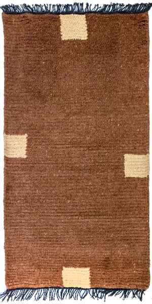 Tappeto Nepal - 140 x 70 cm - marrone