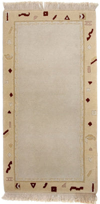 Tappeto Nepal - 140 x 70 cm - beige