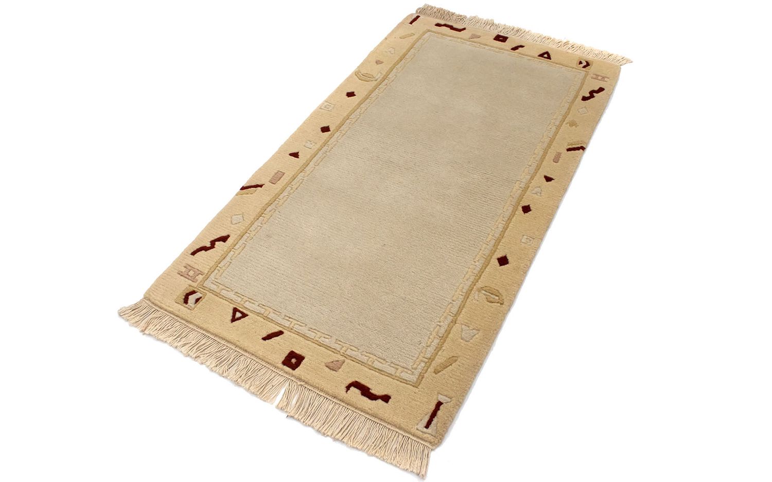 Tappeto Nepal - 140 x 70 cm - beige