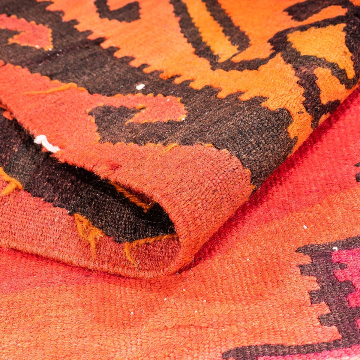 Tappeto corsia Tappeto Kelim - Vecchio - 380 x 180 cm - multicolore