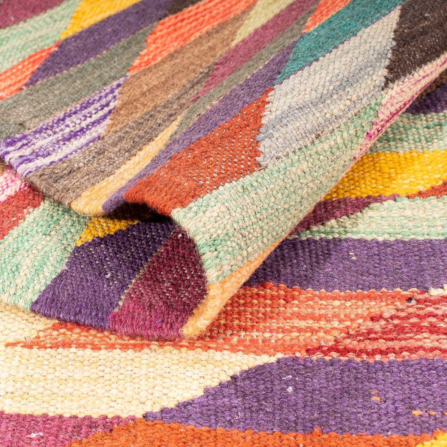 Tappeto Kelim - Tendenza - 215 x 166 cm - multicolore