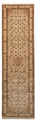 Tappeto corsia Tappeto di seta - Seta del Kashmir - 301 x 79 cm - multicolore